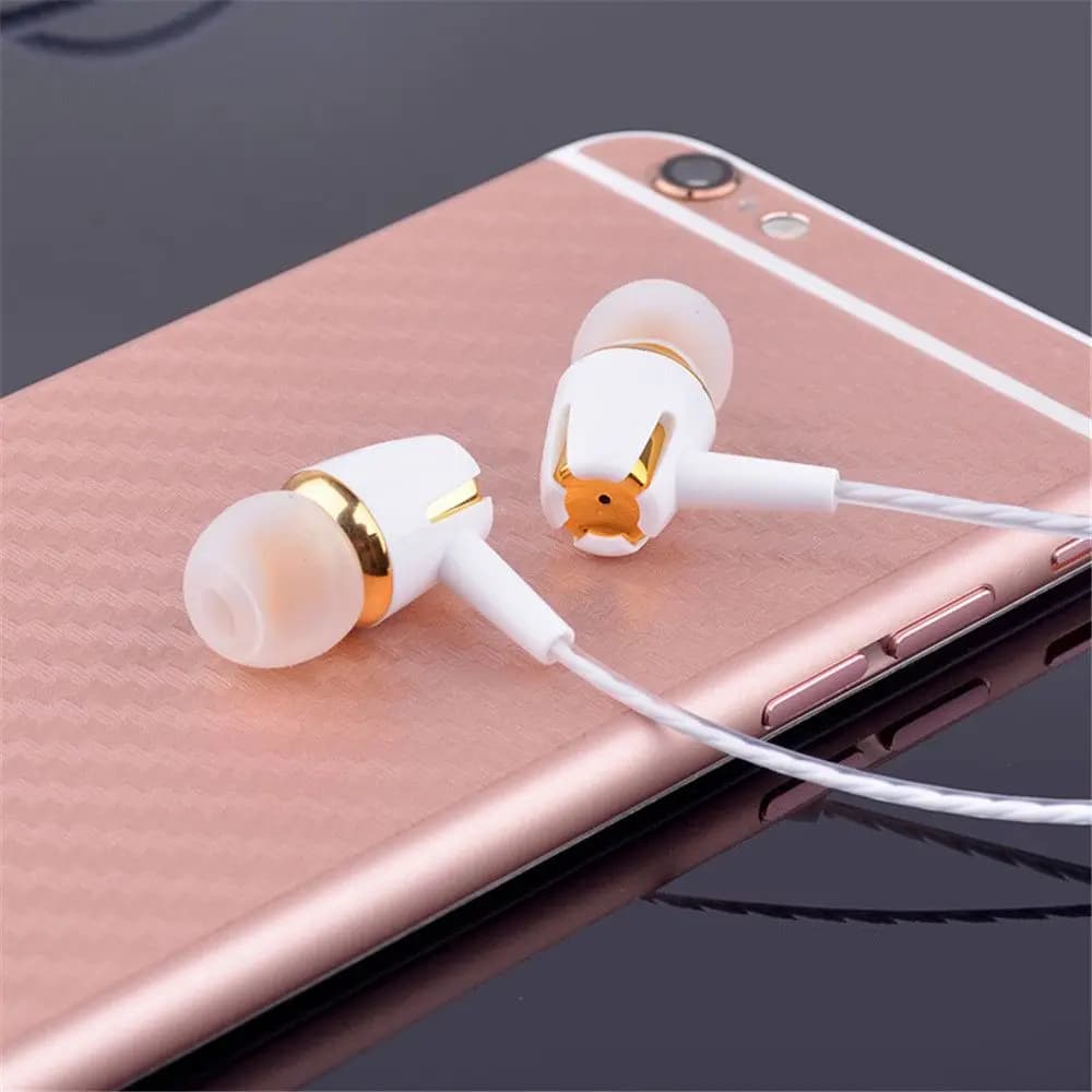 Sport con microfono Auricolari controllati a filo Cuffie da gioco Cuffie cablate Cuffie intrauricolari