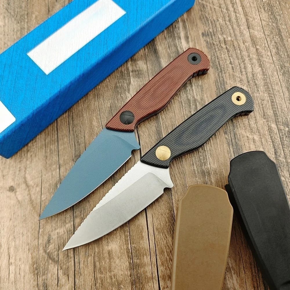 BM203BT Jungle Walking Tour Fixed Blade Knife with Sheath Outdoor Adventure Pocket Knife Camp Picnic Climb Portable Cutting Tool