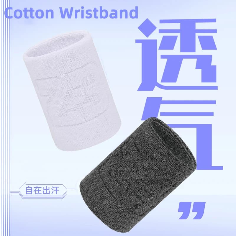 Cinturino elastico in cotone Nr 24 supporto tutore da polso da basket avvolge uomo bambini palestra Fitness Powerlifting Tennis assorbimento del sudore