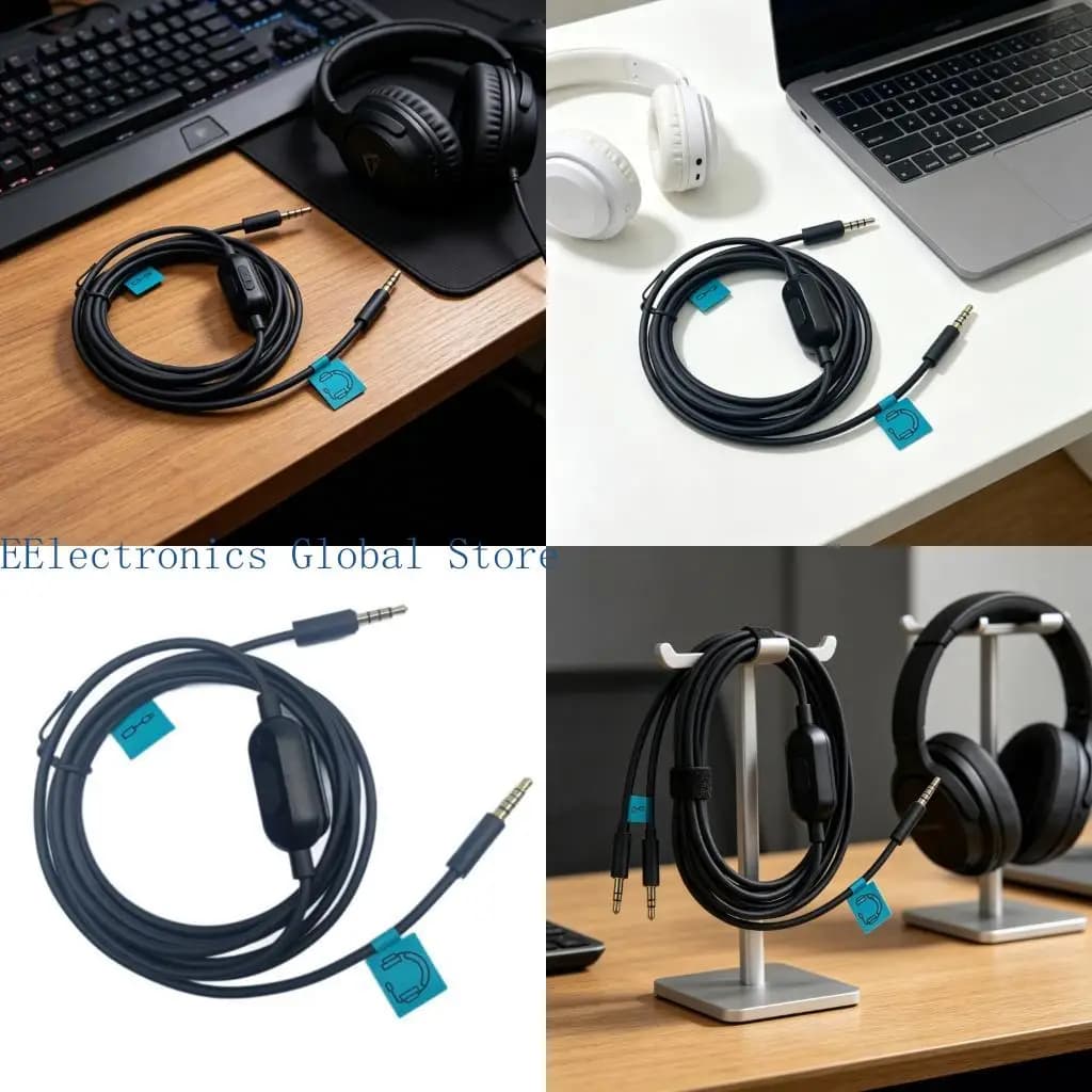 Cuffie da gioco 462B 2M Cavo integrato Interruttori disattivazione del microfono e regolazione dei volumi per G233/G433