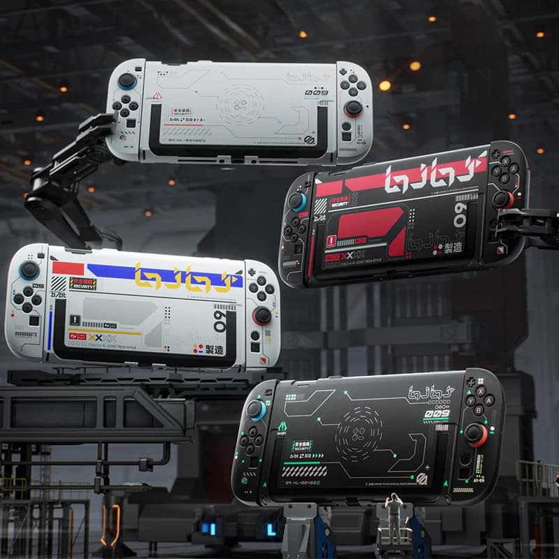 Mechanical Armored Style Protective Case Shell Protector For Nintendo Switch 2/Oled Controller Protective case
