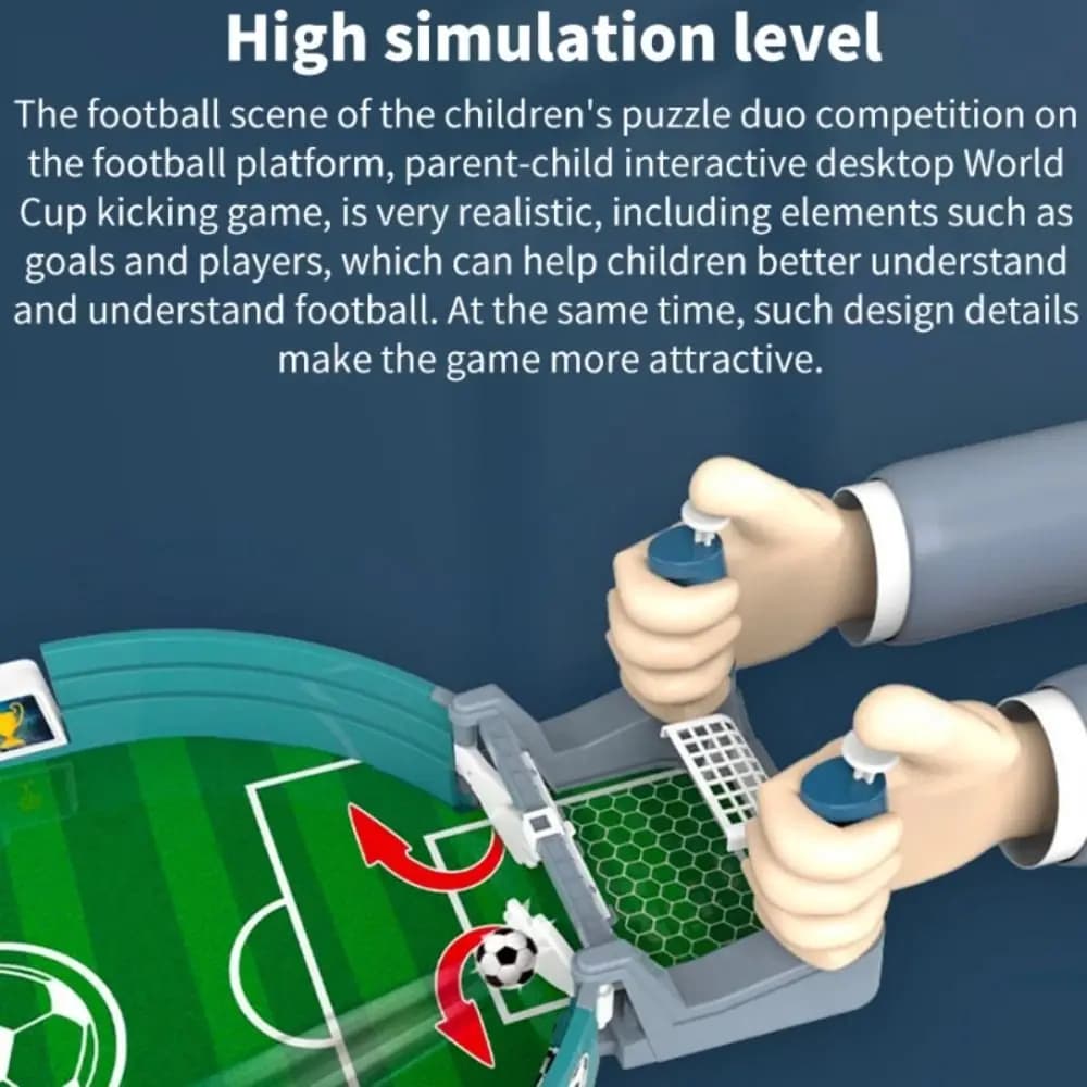 Gioco da Tavolo di Calcio Balilla a Espulsione, Competitivo, Educativo, Rompicapo, Gioco di Intelligenza, per Feste, con 2 Palline e Punteggio