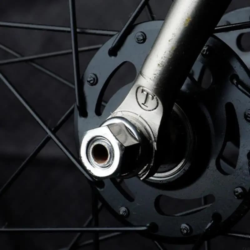 2 pz Metrico 9/10 3/8 "Mozzi Bici Viti Anteriori/posteriori Viti per Biciclette Pista Ruota Dado Ruote Mozzo Asse Rondella