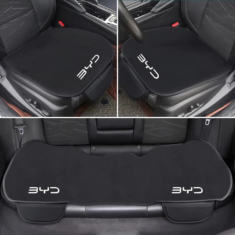 Car Seat Flannel Cushion Protection Pad For BYD M6 G3 G5 T3 13 F3 F0 S6 S7 E5 E6 L3 Tang Yuan Atto3 Auto Interior Accessories