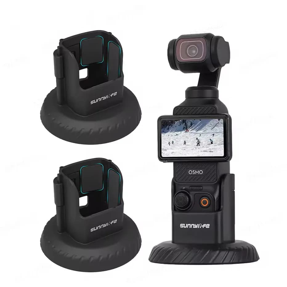 Compact Magnetic Adapter Sunnylife for DJI Osmo Pocket 3, table support, stable base, quick installation, vlog accessories