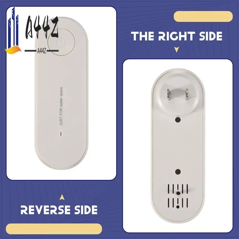 A44Z-Plug In Purificatore d'aria per la pulizia della casa Mini ionizzatore d'aria per rimuovere il fumo Deodorante portatile Deodorante per ambienti