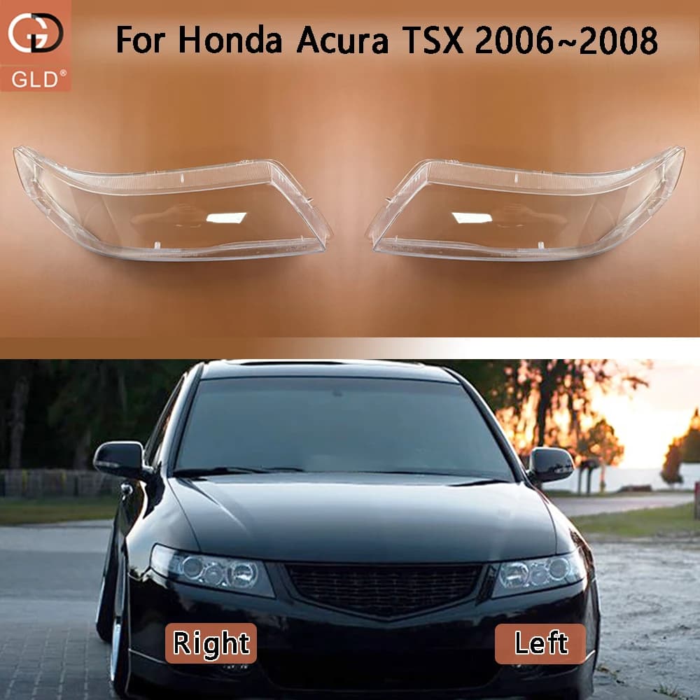 Per Honda Acura TSX 2006 2007 2008: Copertura Trasparente per Faro Anteriore, Sostituzione del Paralume Originale