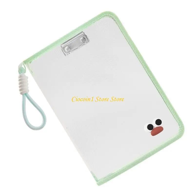 Custodia per file in PVC trasparente A3PC Resistente all'acqua con maniglia Cartella per documenti in formato lettera per