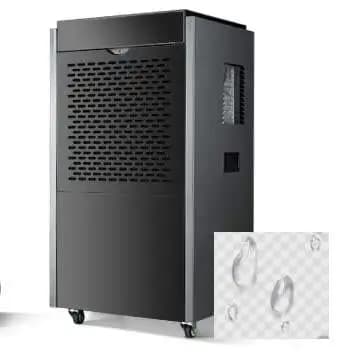 Deumidificatore Commerciale 138L/G con Nuovo Design e Colore, Serbatoio Acqua 10L, Maniglia, per Serra, Seminterrato, Growroom