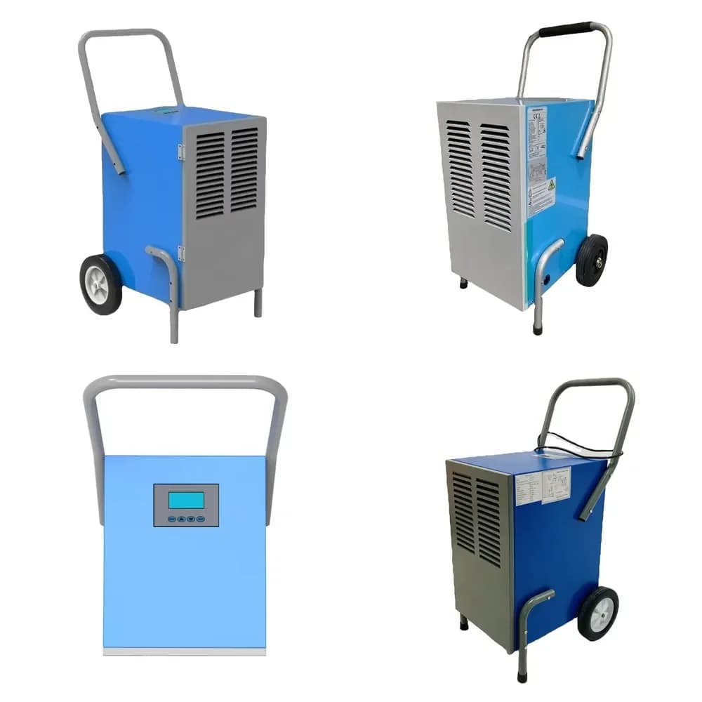Deumidificatore Commerciale da 50L con Ruote per Asciugatura ad Aria