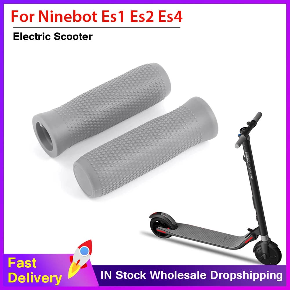 Manopole per manubrio Impugnatura per Segway Ninebot Es1 Es2 Es3 Es4 Maniglia per skateboard elettrico Copertura in silicone antiscivolo Parte scooter