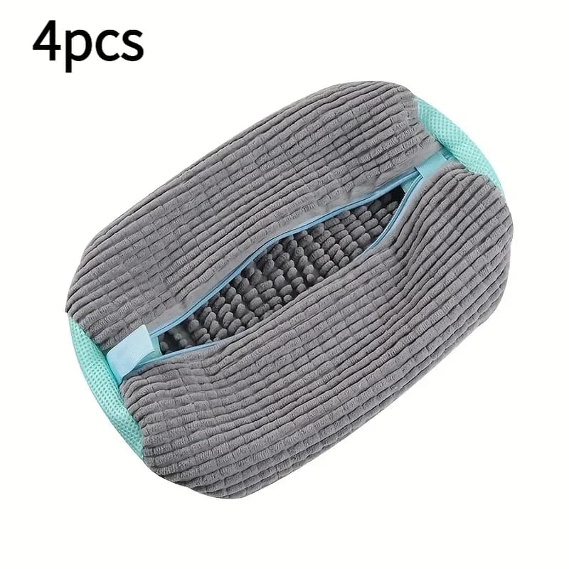 Sacchetto e Spazzola Resistenti per Lavaggio Scarpe, Ideali per Tutti i Tipi di Calzature, Perfetti per Sneakers e Scarpe Casual