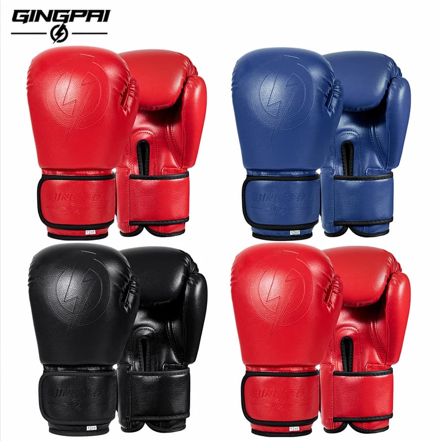 6/8/10/12 oz professional combat gloves for adults Muay Thai Training combat gloves for men and women MMA