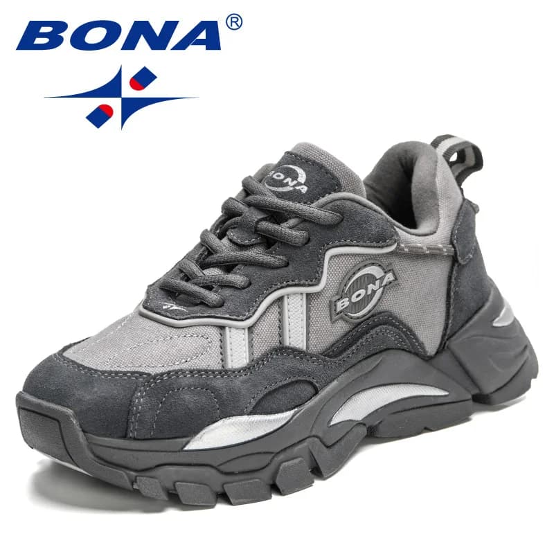 BONA 2023 New Designers Sneakers uomo Classic Fashion comode scarpe da passeggio per uomo scarpe da corsa classiche comode e traspiranti