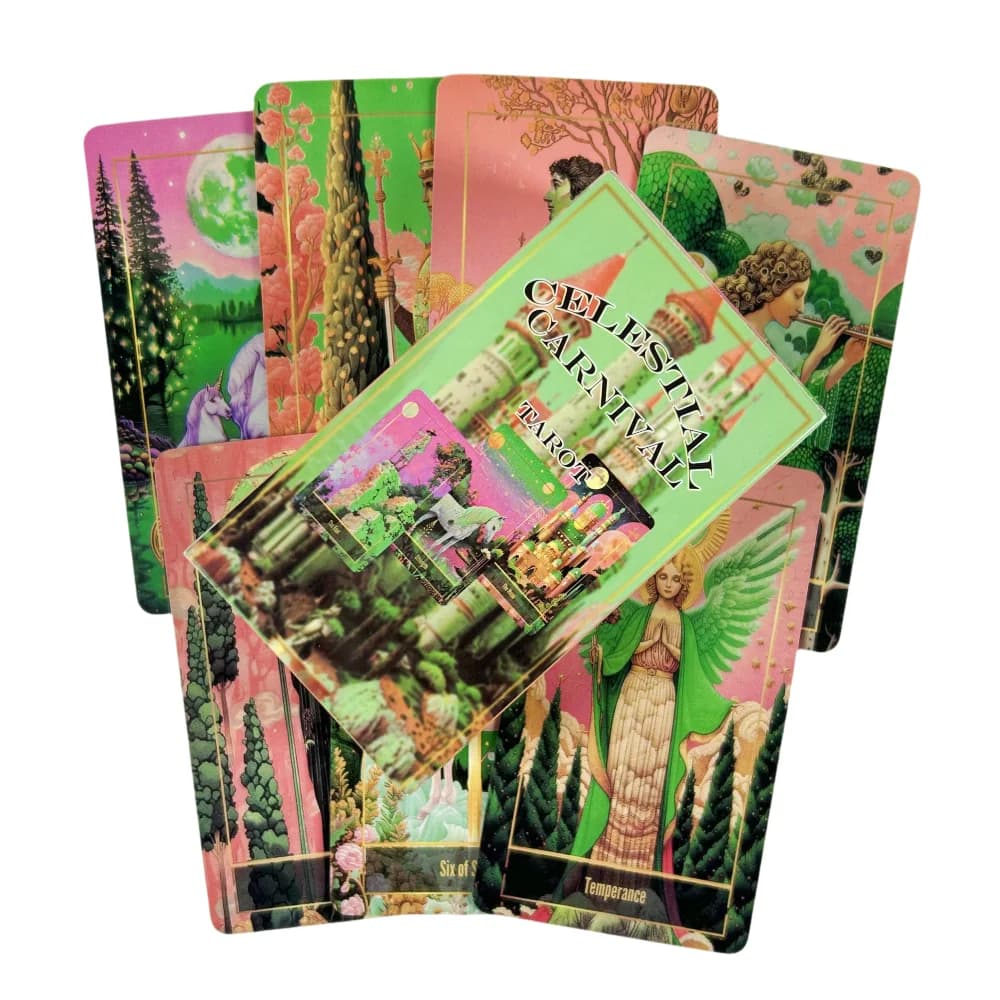 Carte dei tarocchi di Carnevale celeste Un mazzo da 78 Oracle Visioni inglesi Edizione divinazione Borad Giochi di gioco