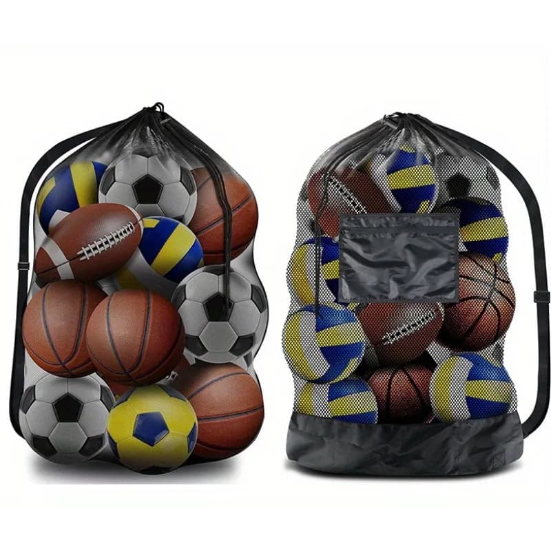 1 ball bag with coulisse for football, basketball, tennis, volleyball, sports bag, single shoulder, easy to carry