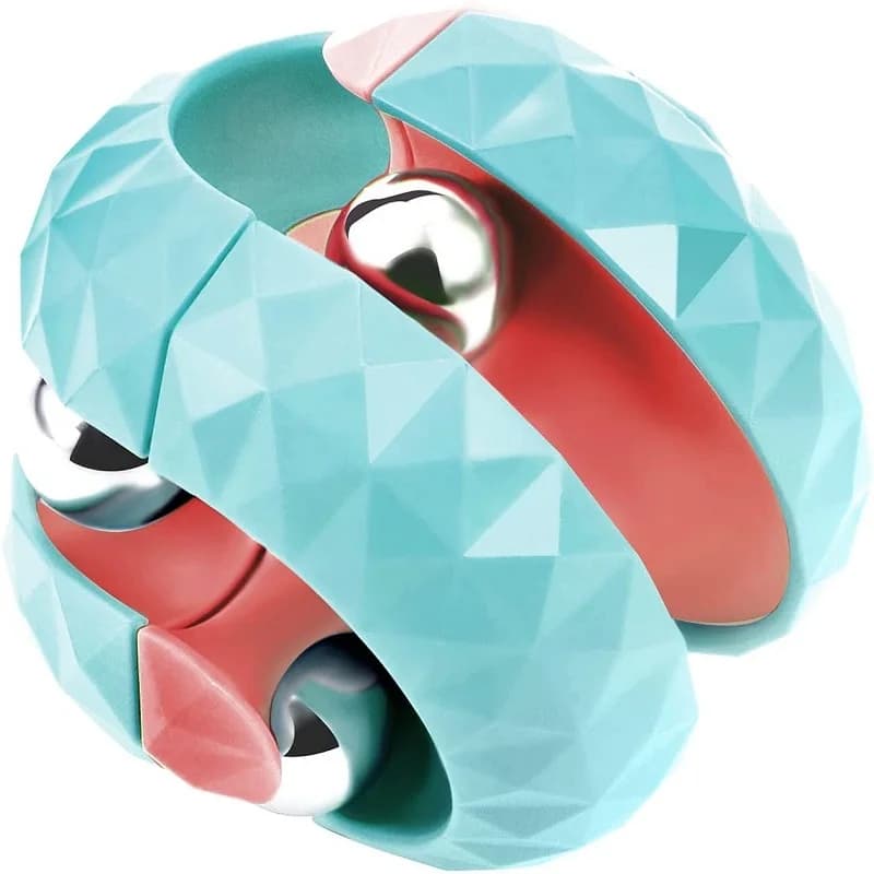 Giocattoli colorati del cubo del filatore di Fidget della palla dell'orbita del giroscopio, trottola giocattoli anti-ansia della scrivania dell'ufficio per i giochi di Puzzle degli adulti e dei bambini