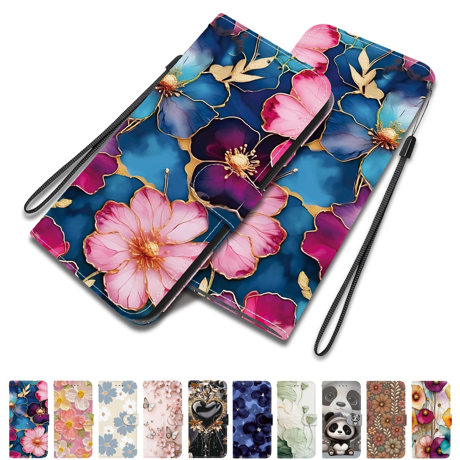 Custodia per telefono a portafoglio per XiaoMi Poco X7 X6 X5 X4 X3 F7 F6 F5 F4 GT Pro NFC Ultra Cover in pelle con slot per schede