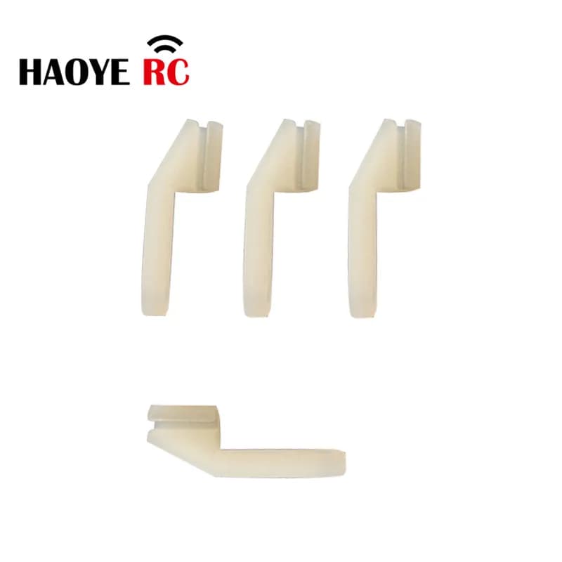 Haoye 20 pezzi di protezioni per altalena in nylon adatte per asta da 2 mm per aeroplani RC, aerei elettrici, accessori per modelli in schiuma
