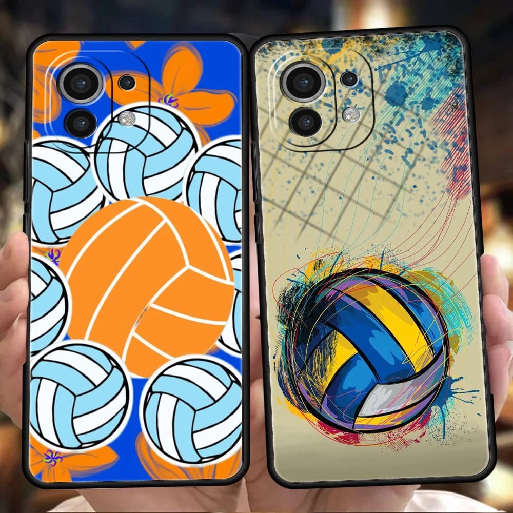 Cover for Phone with Motive Volleyball for Xiaomi Mi 17 14 13 12 11 Ultra 15T 14T 13T 12T 11T Pro Lite 5G, Hardened TPU Case