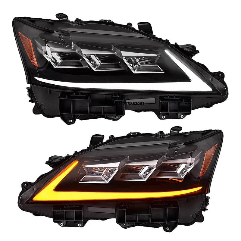 2 Pezzi per Fari GS 450h 350 300 250 2012-2014, Sistema di Illuminazione Auto, Fari LED Plug and Play, Luci Anteriori