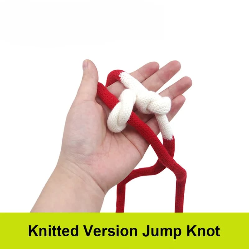 Magic Prop versione lavorata a maglia Jump Knot Classic Rope Magic Tricks Close-up Magic Toys