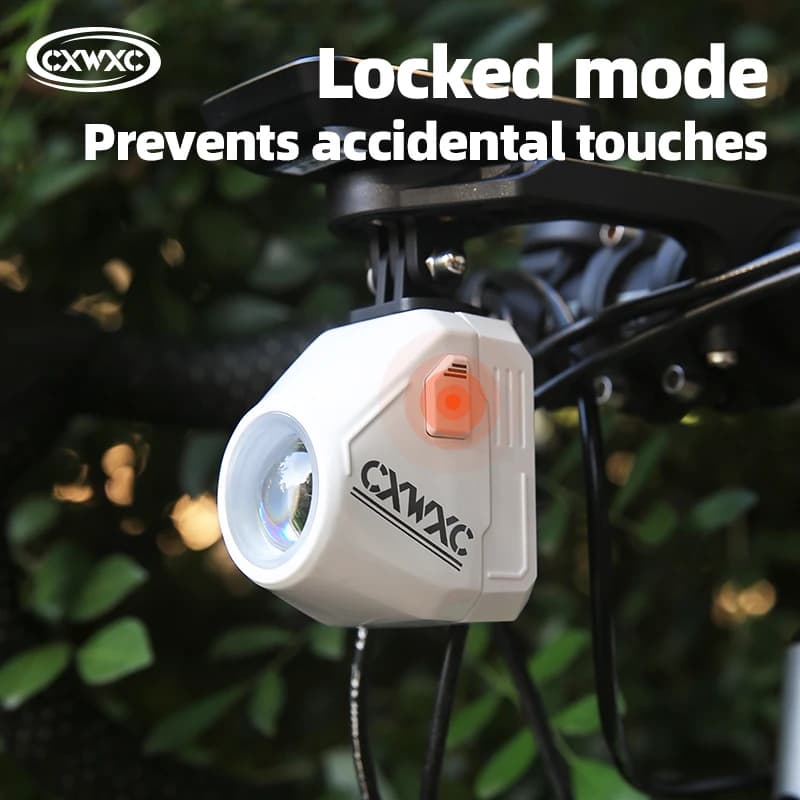 CXWXC 1600 Lumen Bicicletta Telecomando Senza Fili Faro MTB Bici Da Strada IP66 Impermeabile 4000mAh Luce Frontale di Lunga Durata