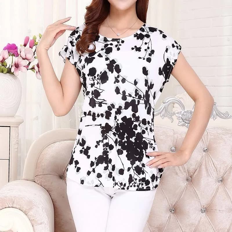 Plus Size 5XL T-shirt corta estiva da donna Barca Anchor Graphic Top Girocollo femminile T-shirt femminile Abbigliamento donna