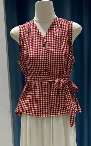 Japanese Y2k Harajuku Loose Sleeveless Tops Sweet Casual Lace Up Solid V-neck Chiffon Top Female Chic Thin Ruffle Blouse Anime
