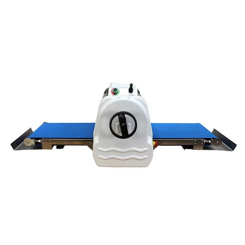 【Prezzo di fabbrica】Nuova pressa a rulli per sfogliatrice per pasta per pane reversibile completamente automatica Vansenk Miscelatore per pasticceria per accorciare PLC commerciale Flo