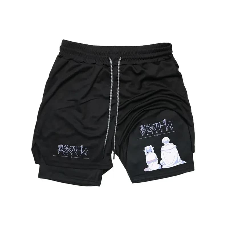 Pantaloncini da Corsa 2-in-1 per Uomo, Abbigliamento Sportivo da Palestra, Pantaloncini Estivi da Allenamento con Tasche, Comodi ed Elastici a Doppio Strato