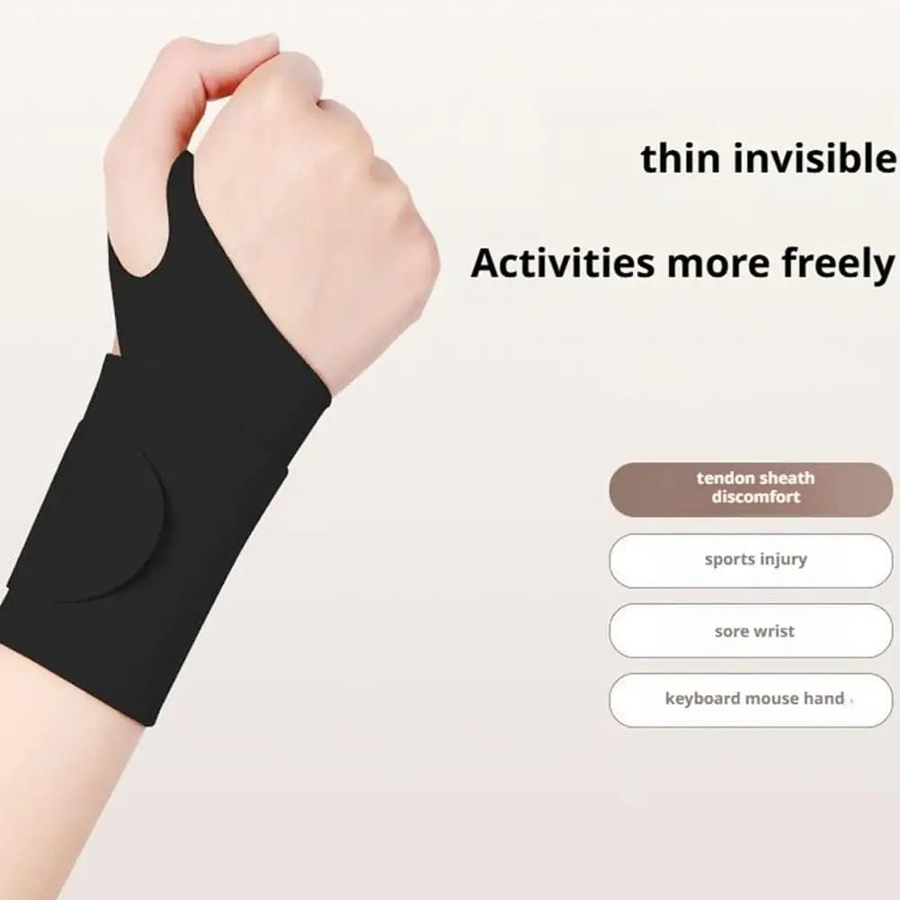 1Pc Polsino elastico Anti-distorsione Compressione Tendine Guaina Fissaggio dell'articolazione del polso Brace Guanti di supporto Protezione del palmo