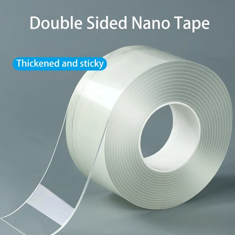 Nastro biadesivo Nano ad alta viscosità per fissaggio a parete, senza lasciare tracce, non rimborsabile, forniture decorative per la casa
