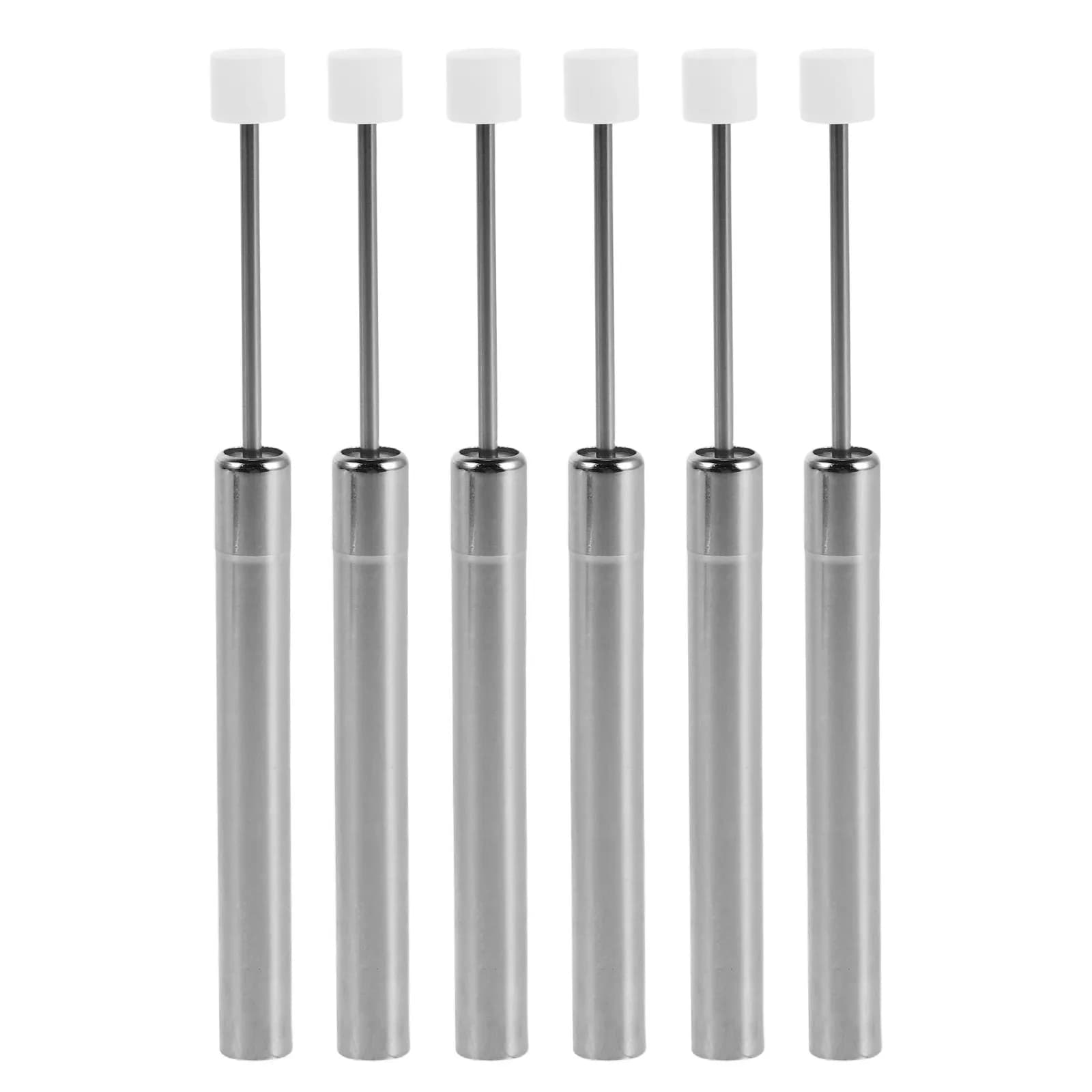Set di 6 Ammortizzatori Idraulici per Coperchi di Cestini, Sistema di Chiusura Silenziosa per Cucina, Bagno, Ufficio