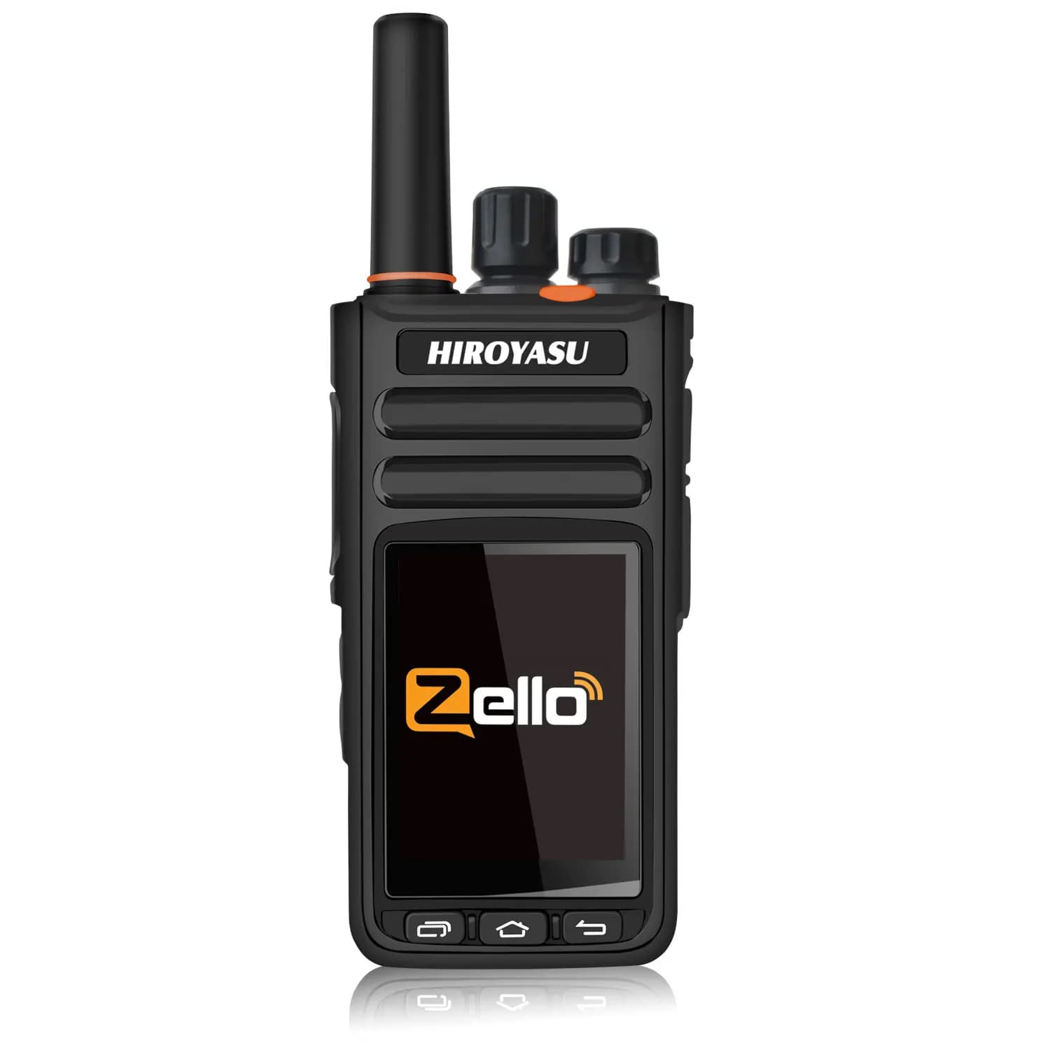 HIROYASU HI-B8 PoC Radio WIFI 2G 3G 4G Rete cellulare Zello Walkie Talkie 2GB + 16GB 2.4 "Touch Screen Android 9.0 GPS FM Radio