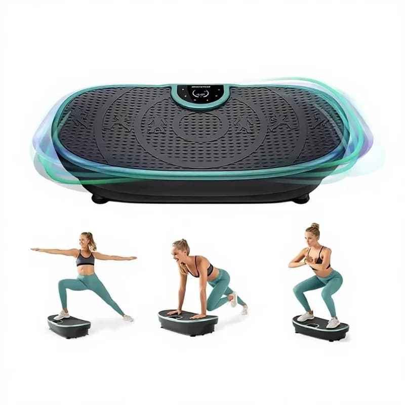 Macchina per Dimagrimento, Carico Massimo 150Kg, Piattaforma Vibrante 3D per Allenamento e Perdita di Peso