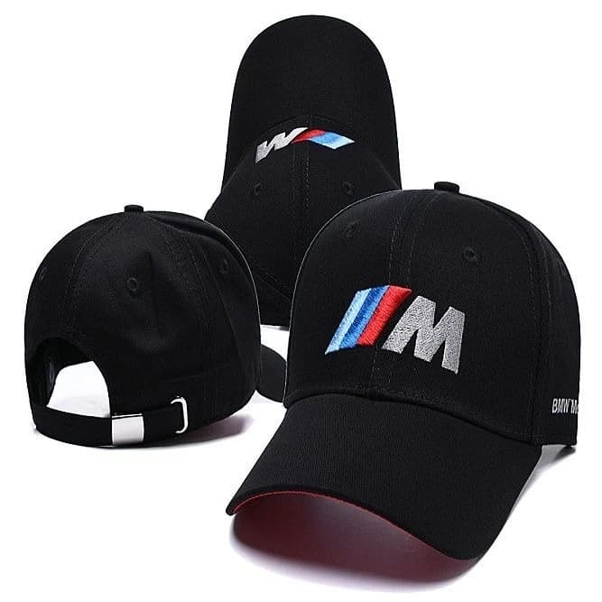 Car Emblem EmbroideryFor BMW E46 E90 E60 F30 X1 X2 X3 X5 X4 X6 Sunscreen Sunshade Cap Racing Duck Tongue Hat Team Baseball