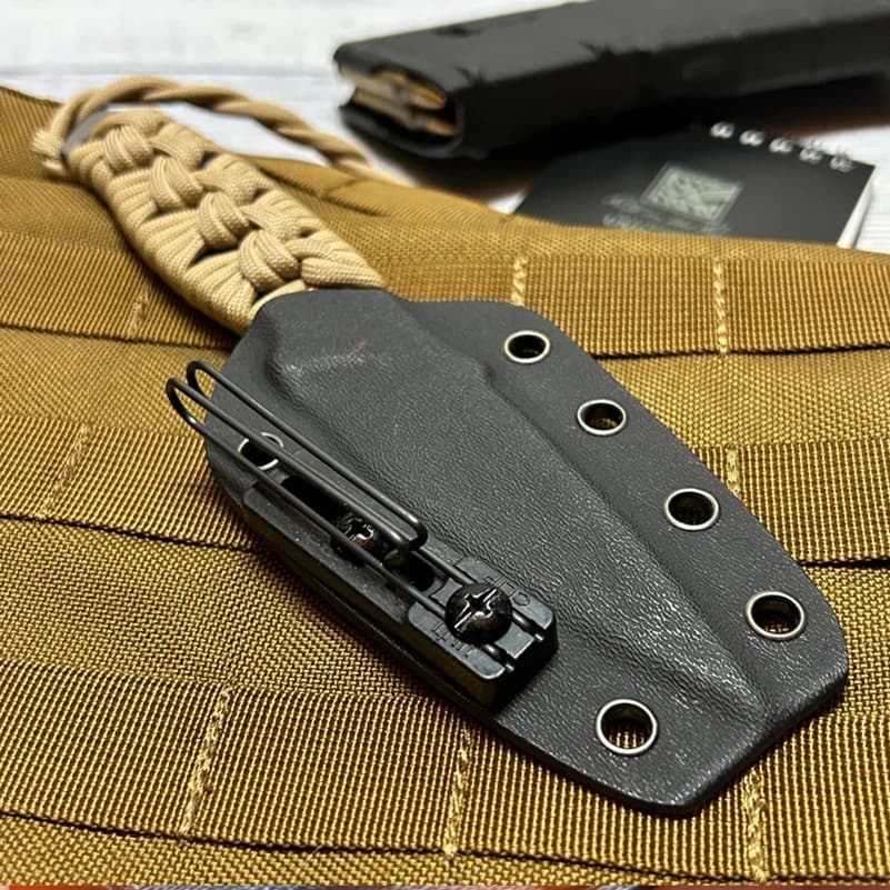 Clip AP Materiale in acciaio inossidabile Morsetti da cintura universali con viti per coltello KYDEX Guaina Fodero Fondina Fai da te Accessori