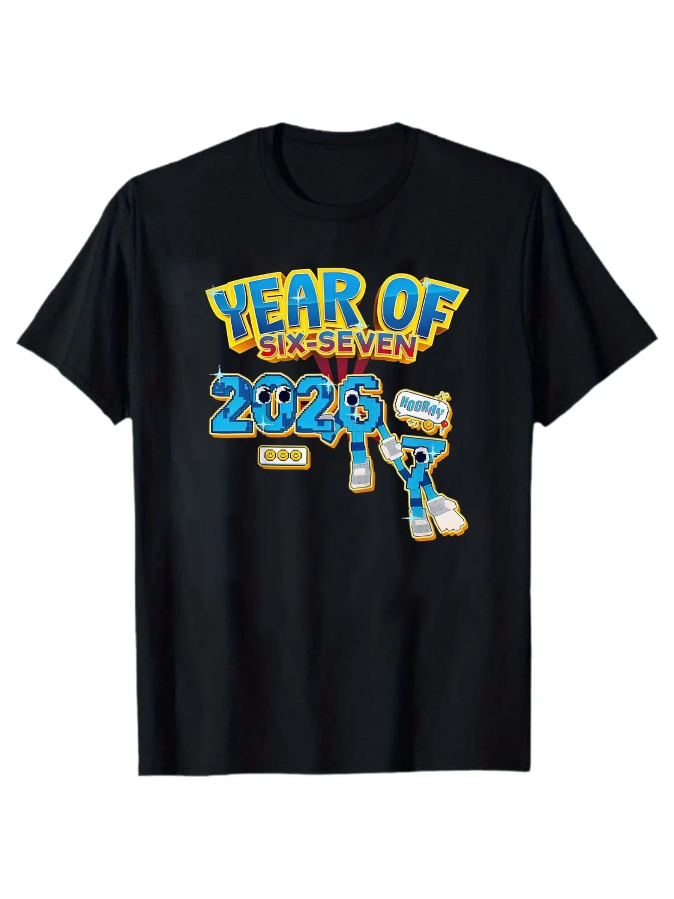 2026 T-shirt da uomo in cotone unisex con motivo stampato nuovo stile 67, comoda per tutte le stagioni alta GSM...