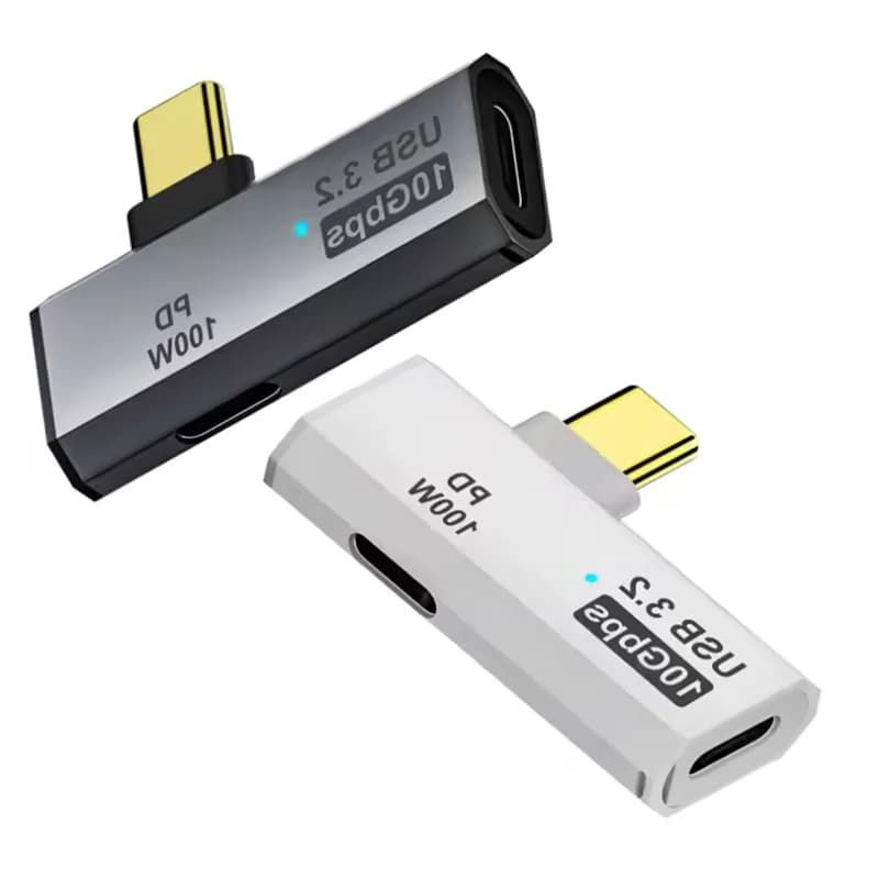 Nuovo arriva 2 in 1 tipo C adattatore OTG USB C maschio a USB-C femmina USB 3.2 splitter 100W PD ricarica rapida per tablet portatile