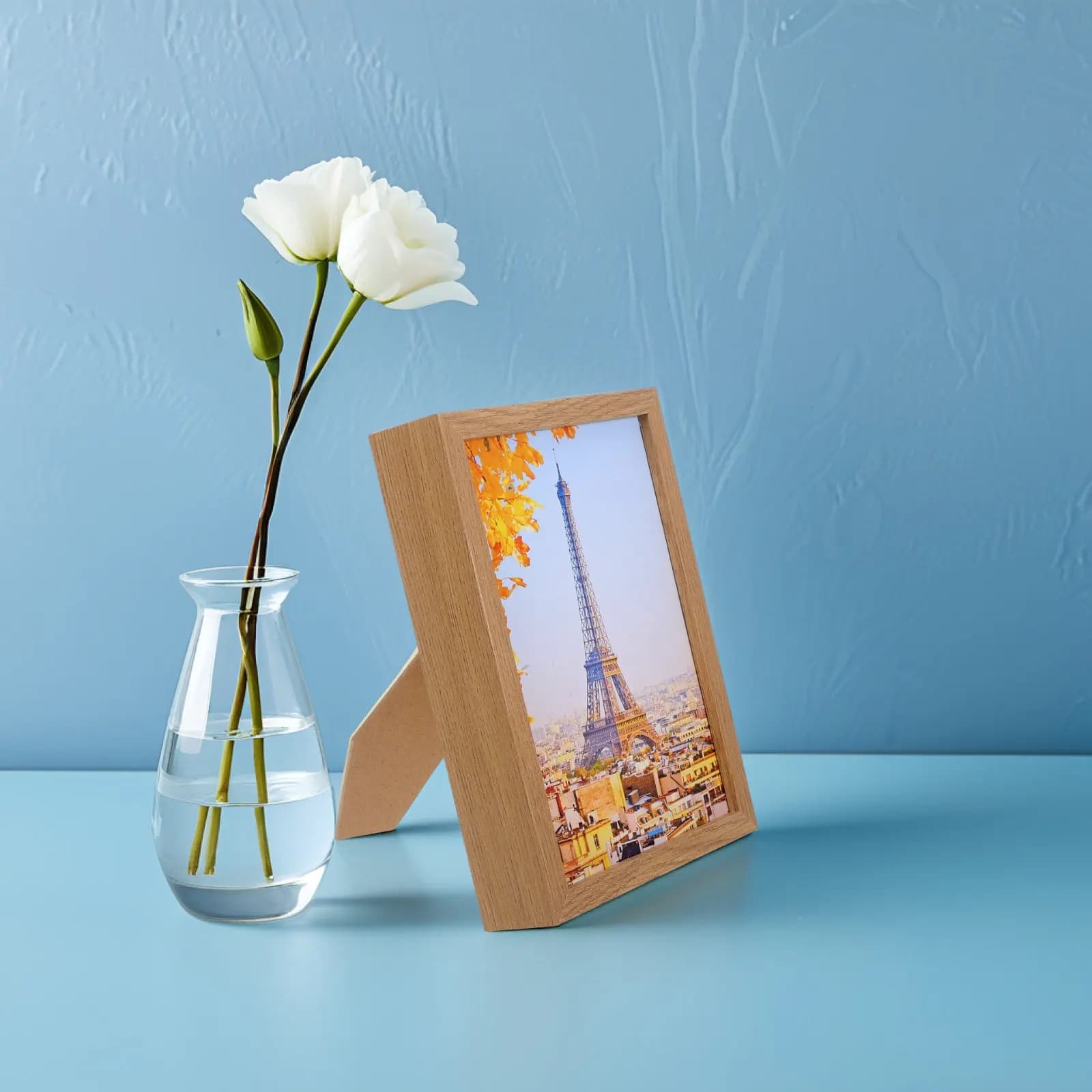 Wooden photo frame with Hidden compartment, Mini Safe Elegant, Photo display with Secret compartment for Money and Jewelry