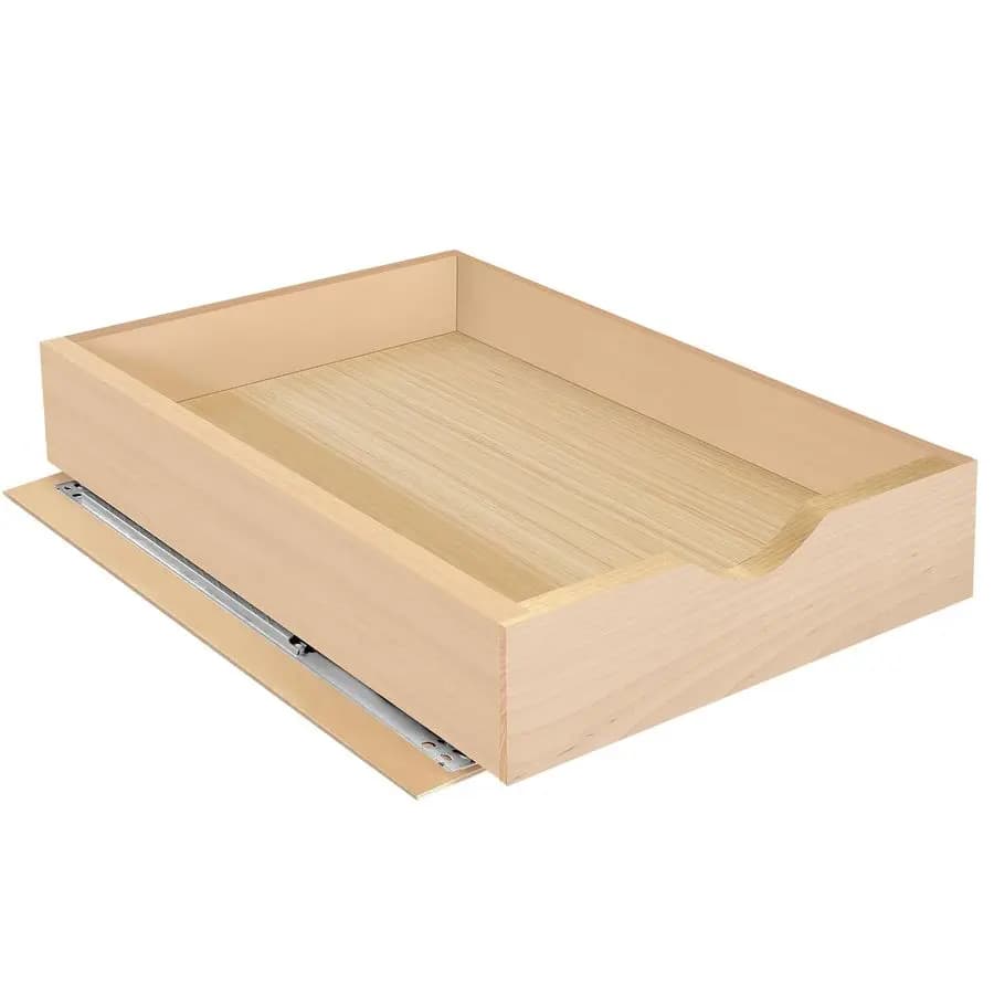 Cabinets 14,5 L x 22 P x 4.5 H Sliding wood Organizer and holders Kitchen cabinet drawers Sliding shelves Clean