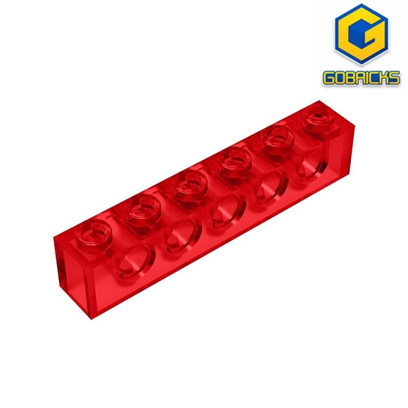 Gobricks GDS-626 TECHNICIAL BRICK 1 x6 4 9 compatibile con lego 3894 blocchi educativi fai da te per bambini