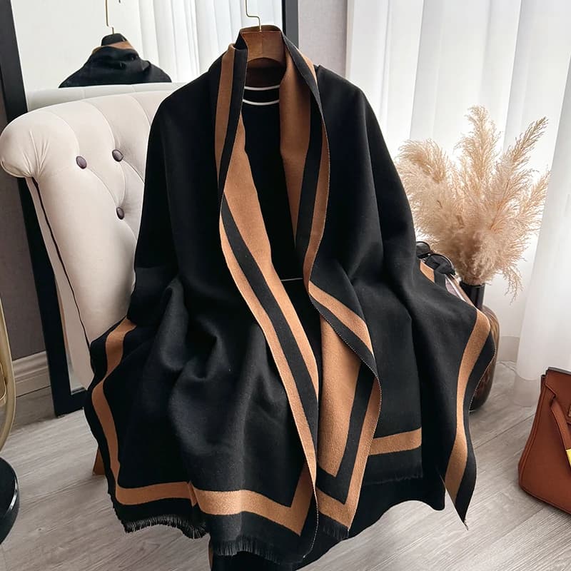 New Luxury Scarf in Hot Cashmere for Women, Solid Color, Fashion Scarves and Covers for Ladies, Winter Scarf, Pashmina, Bandana, Bufanda