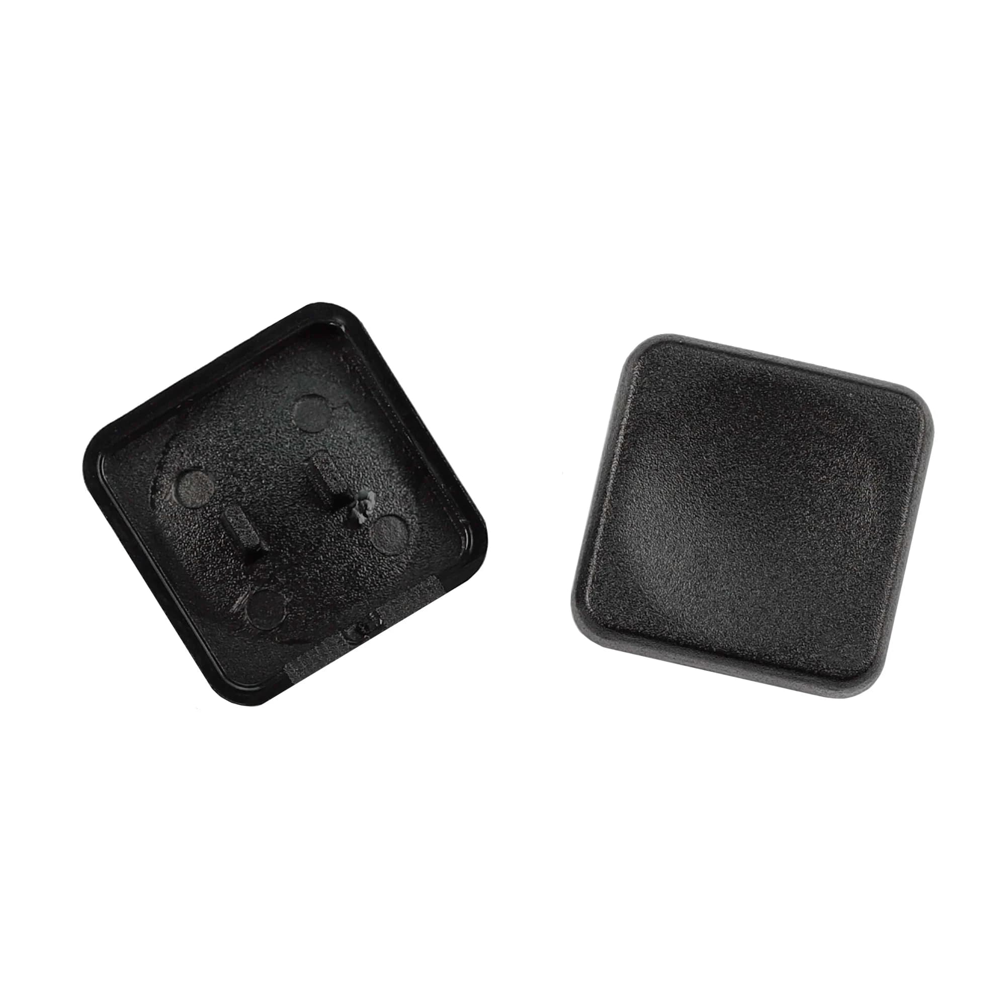 Keycaps YMDK Quadrati e Rotondi 1u a Profilo Basso, Vuoti, Neri e Bianchi, in Materiale PBT, Fai-da-Te per Tastiere Meccaniche con 1350 Switch