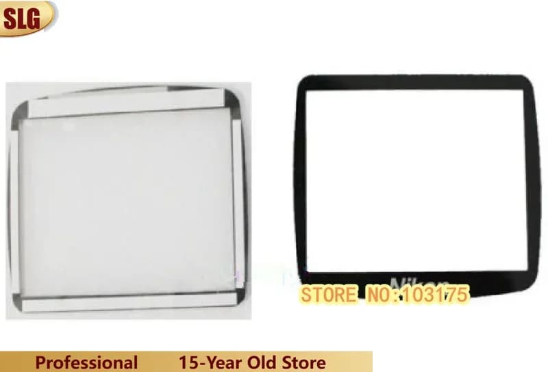 New external glass protective cover for LCD screen display window (acrylic) for Nikon D80 camera + tape