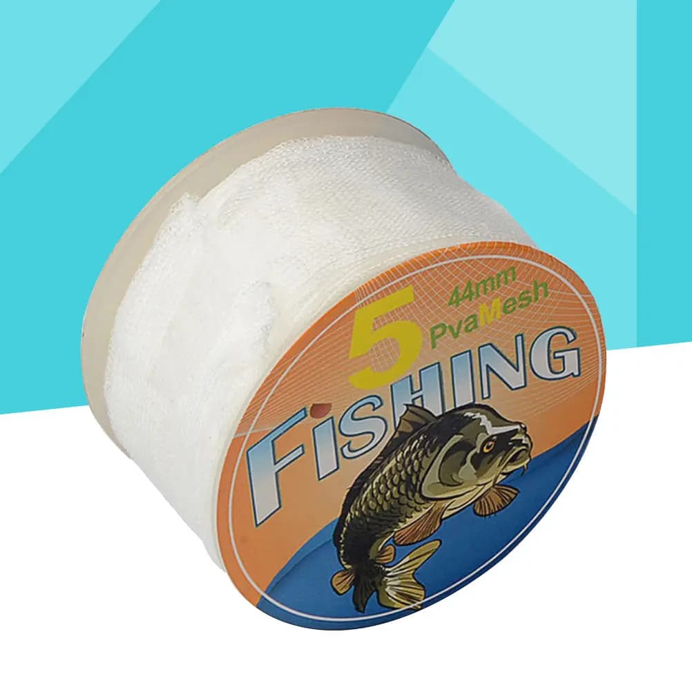 5M Carp Fishing Pva Water Soluble Mesh Net Tackle Bait Refill Feeder Bag Eco Friendly High Efficiency Fishing Mesh Feeder