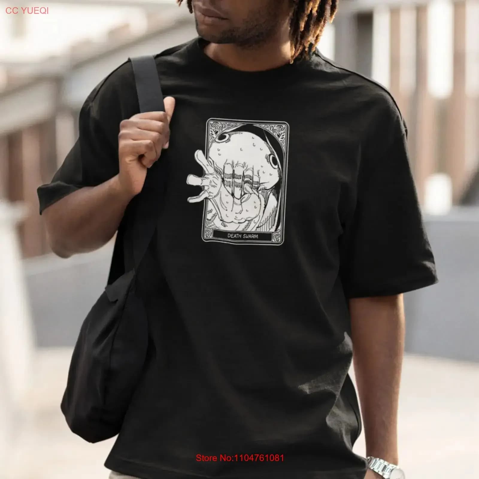 T-shirt unisex Dagon Jujutsu Kaisen JJK Tarocchi Anime Manga Ghost Vintage Lavata Elegante Versatile