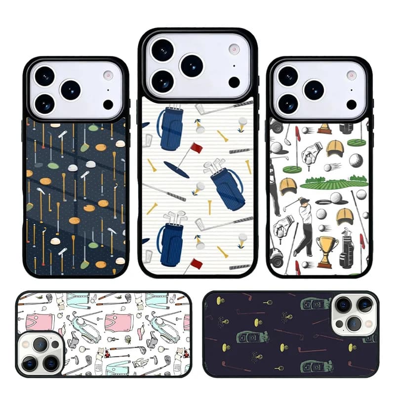 Custodia per telefono Sport Golf Ball per iPhone 17 AIR 16 Pro Max 15 14 Pro 11 12 13, Cover in silicone antiurto
