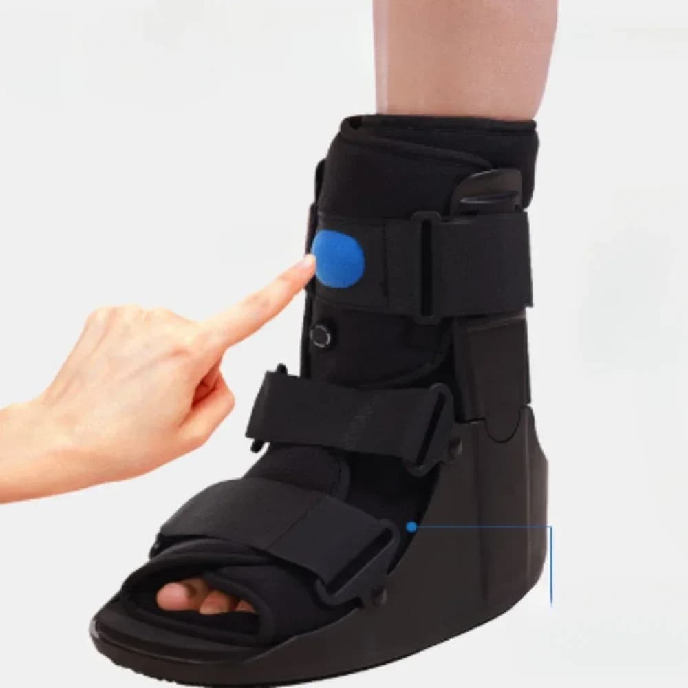 Walker Brace Scarpe da passeggio corte Air Bag Boot Riabilitazione postoperatoria per stabilizzatore Piede ferito Distorsione alla caviglia Punta rotta